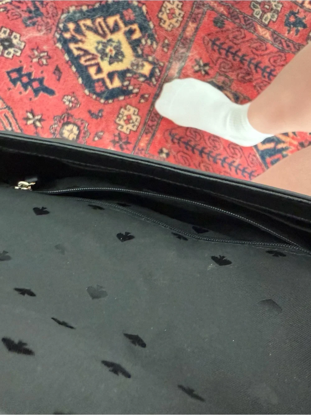 kate spade black leather crossbody bag